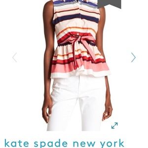 Kate Spade ♠️ NWOT peplum top😍